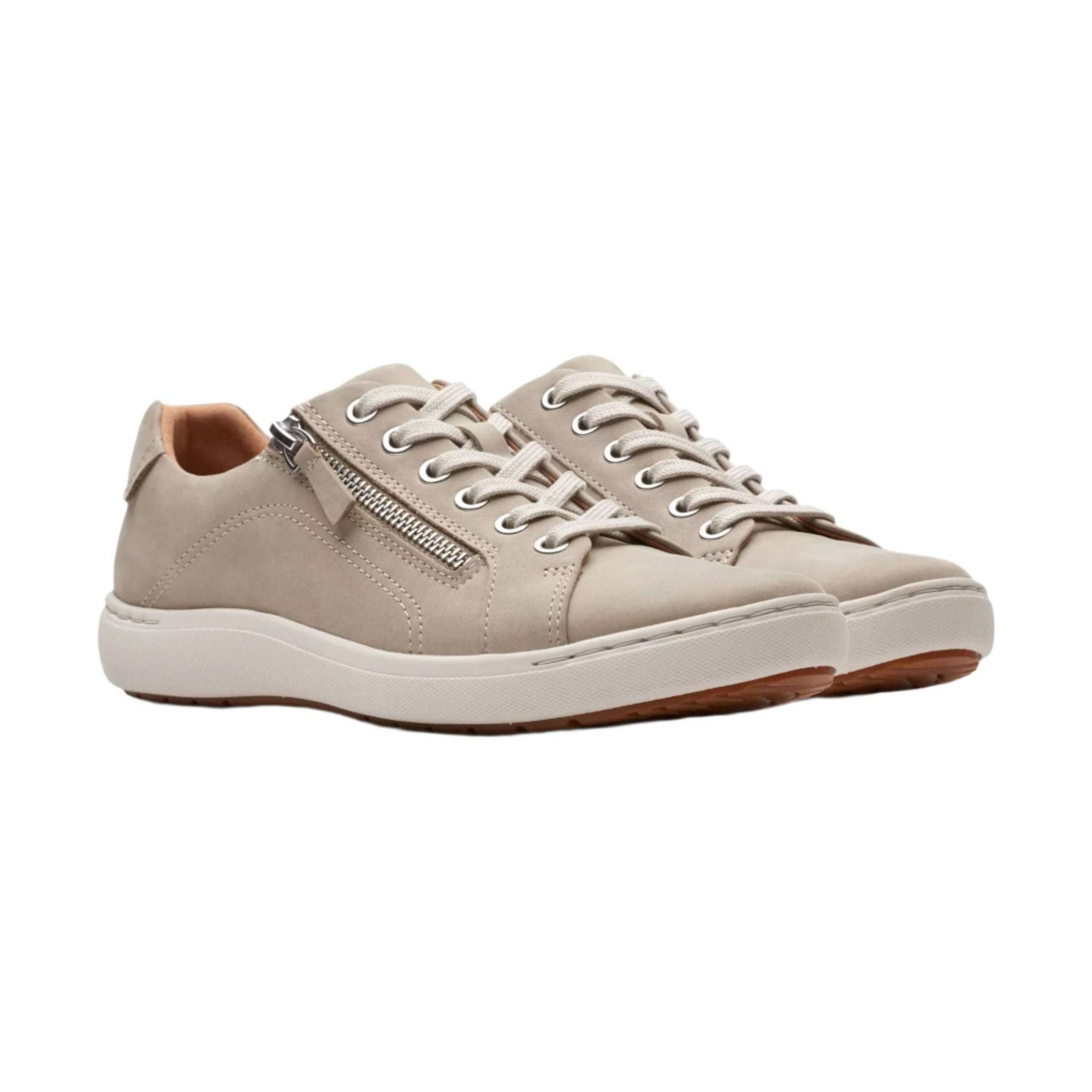 Clarks Women's Nalle Lace Shoes - Beige by Lenny's Shoe & Apparel