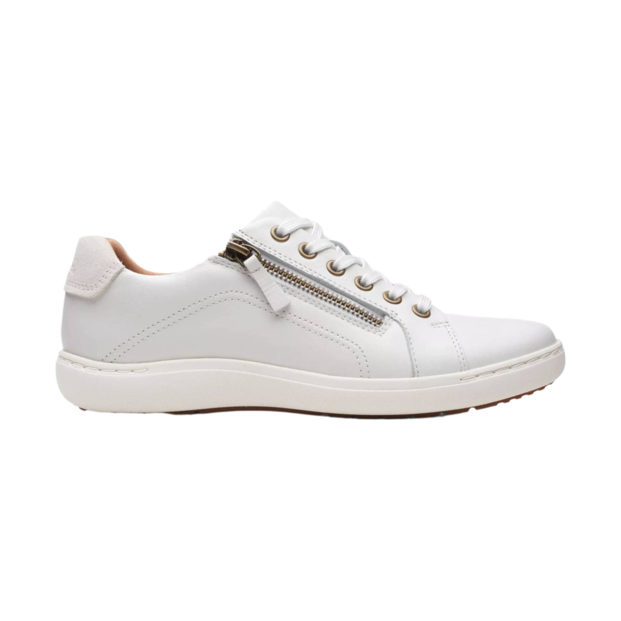 Clarks Women's Nalle Lace Shoes - White by Lenny's Shoe & Apparel
