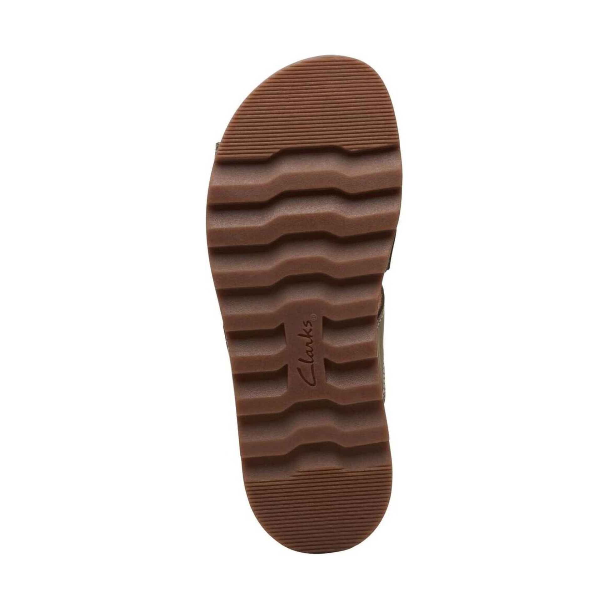 Clarks Women's Yacht Coral Sandal - Olive by Lenny's Shoe & Apparel