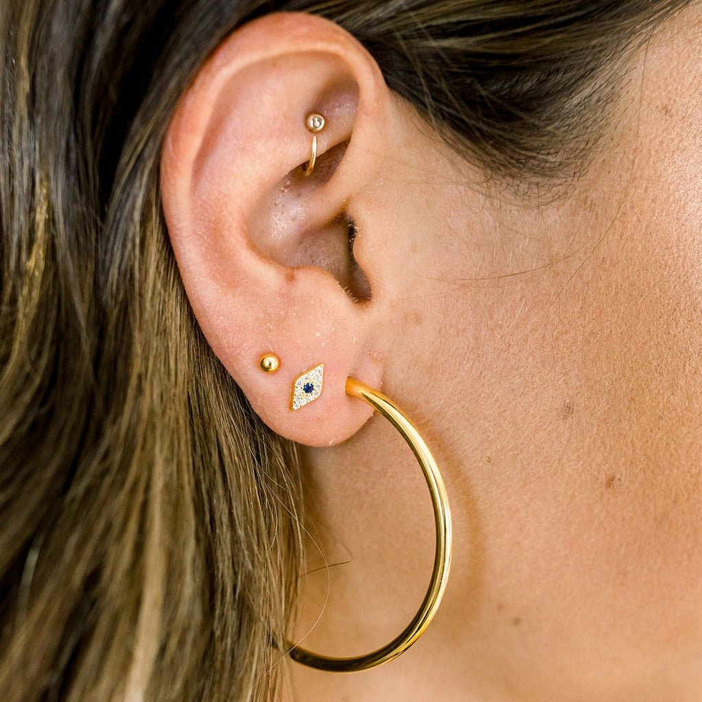 Classic Gold Hoops by elliparr