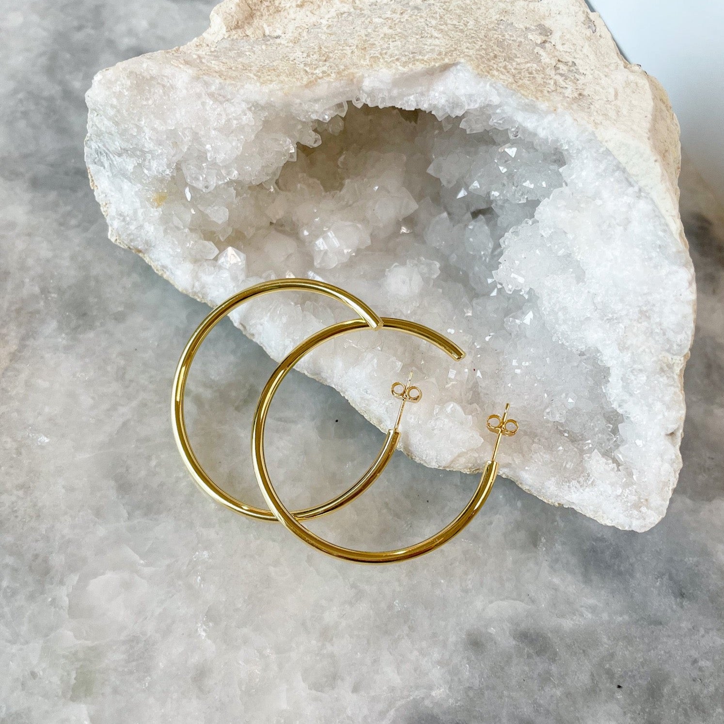 Classic Gold Hoops by elliparr