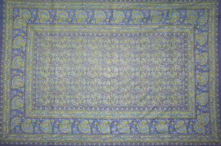 Tapestry Single Size Classic Paisley Blue by Homeportonline