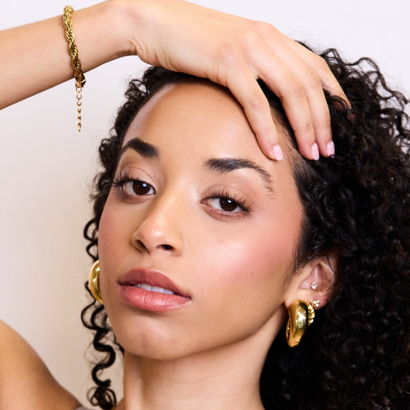 Claw Hoop 18K Gold over Brass by elliparr