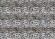 Grey Bricks Texture Sheet for Village Streets - 12 x 8 Inch
