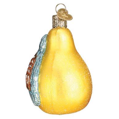 Partridge in a Pear Glass Ornament
