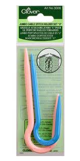 Clover Cable J Stitch Holder Jumbo by Must Love Yarn
