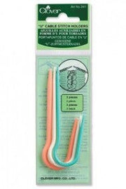 Clover Cable J Stitch Holder by Must Love Yarn