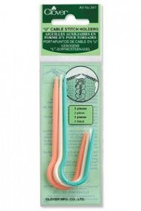 Clover Cable J Stitch Holder by Must Love Yarn