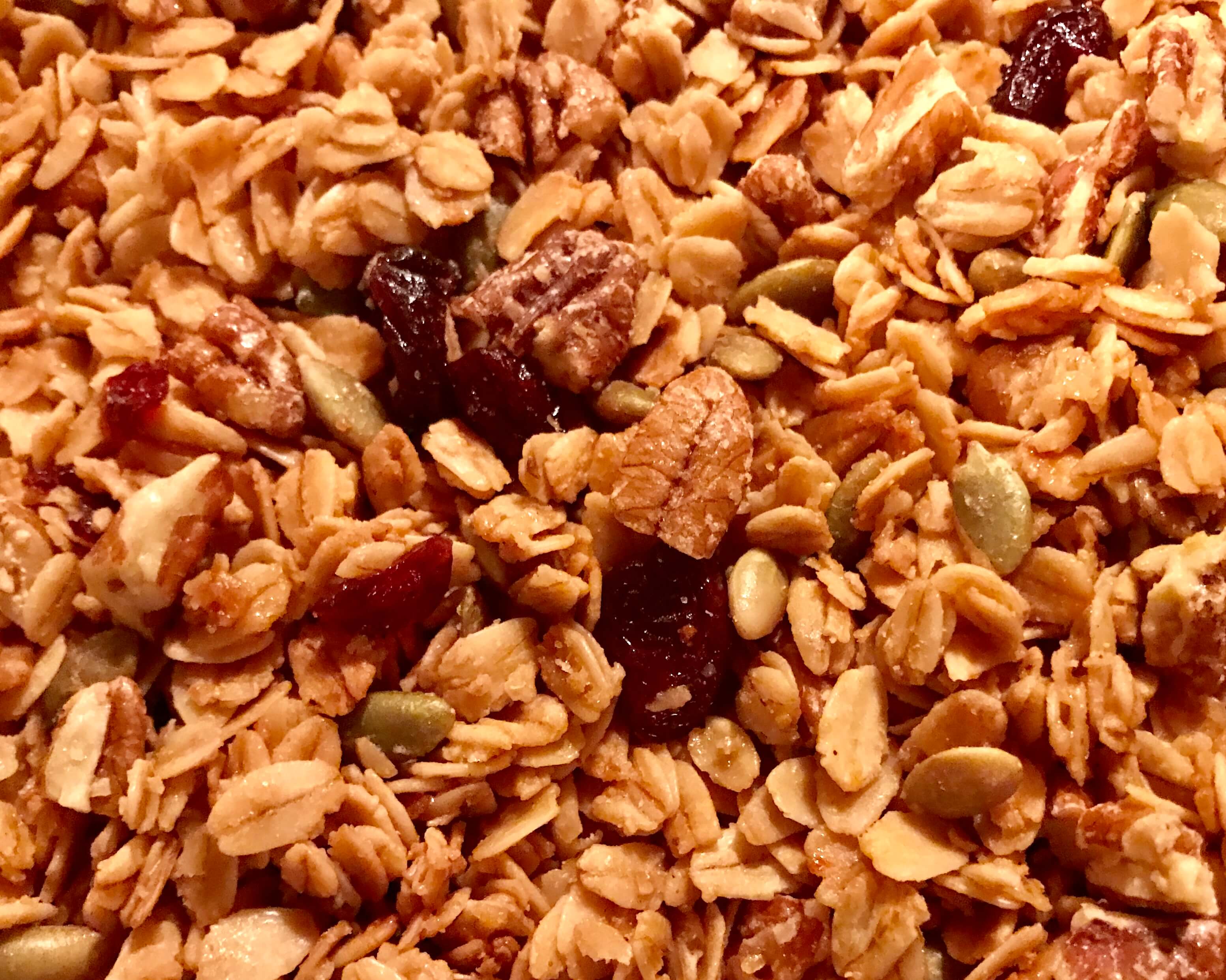 Bulk Maple Crunch Granola - 16 oz Bag Maple Pecan with Pumpkin Seeds and Cranberries