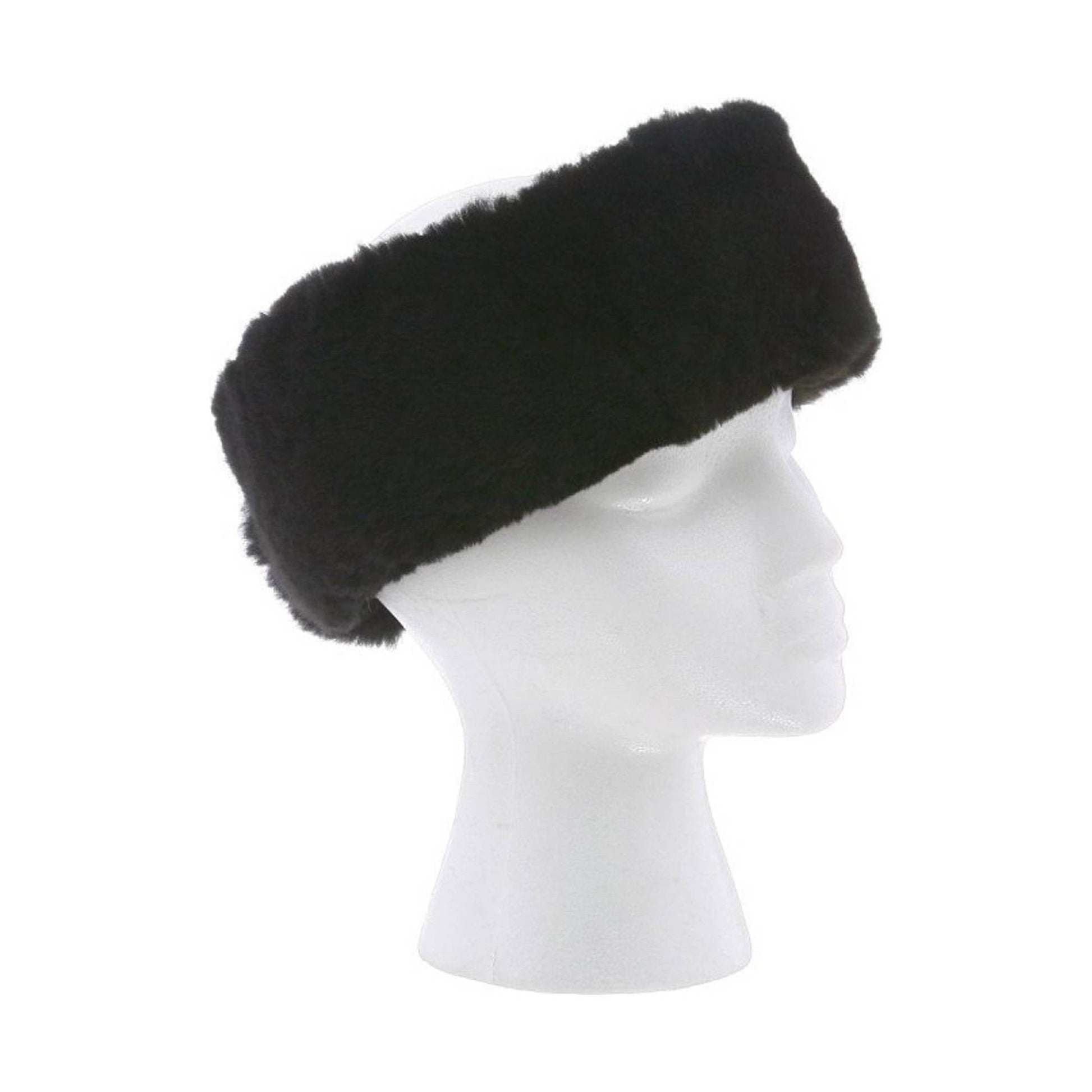 Cloud Nine Sheepskin Headband - Black by Lenny's Shoe & Apparel