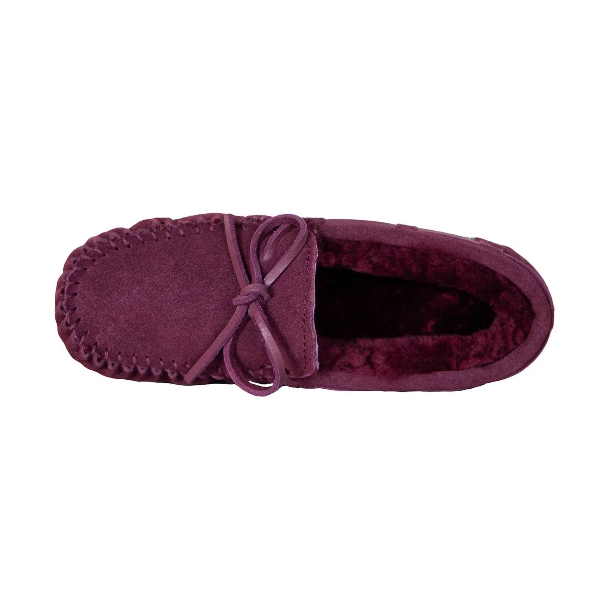 Cloud Nine Women's Moccasins Slippers - Burgundy by Lenny's Shoe & Apparel