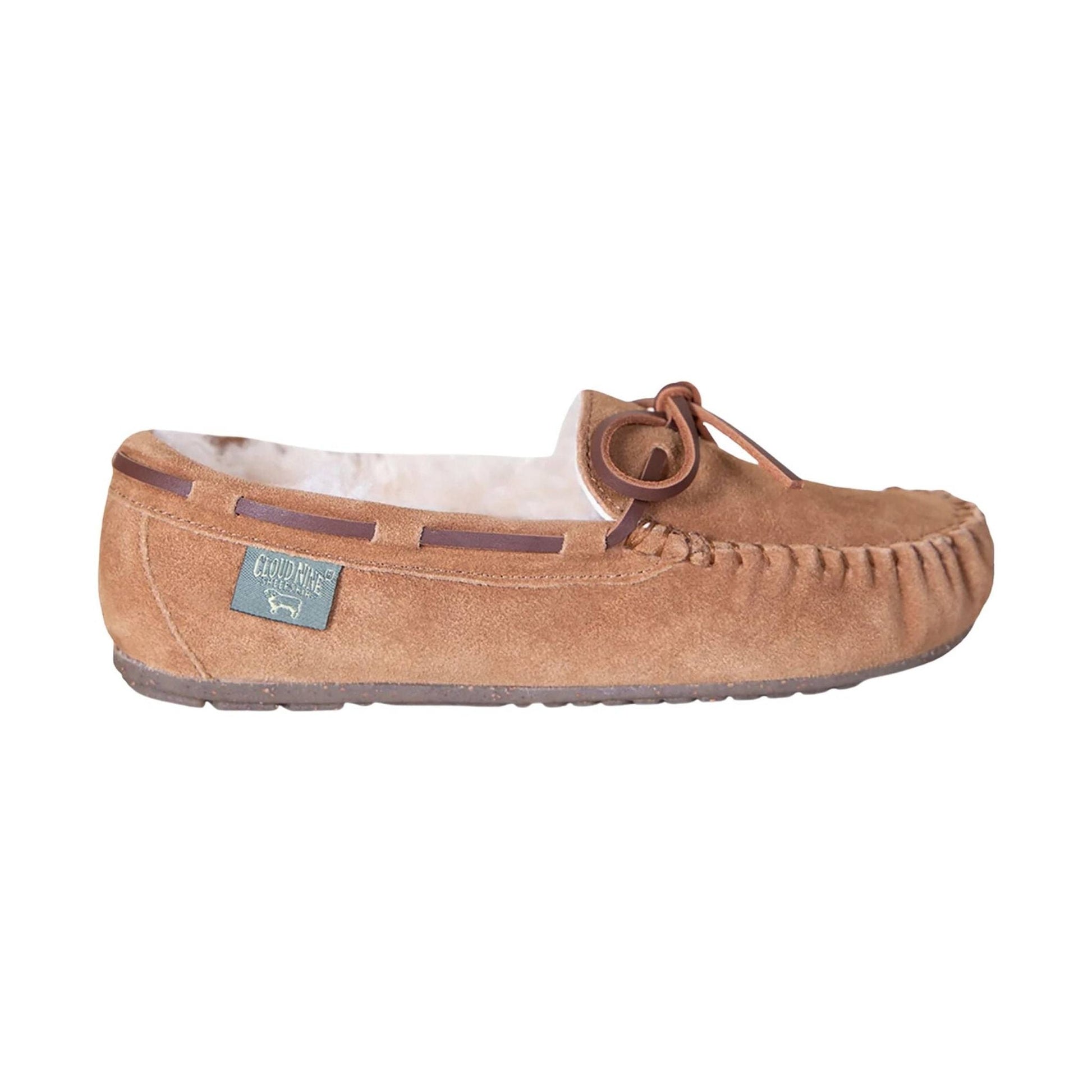 Cloud Nine Women's Moccasins Slippers - Chestnut by Lenny's Shoe & Apparel