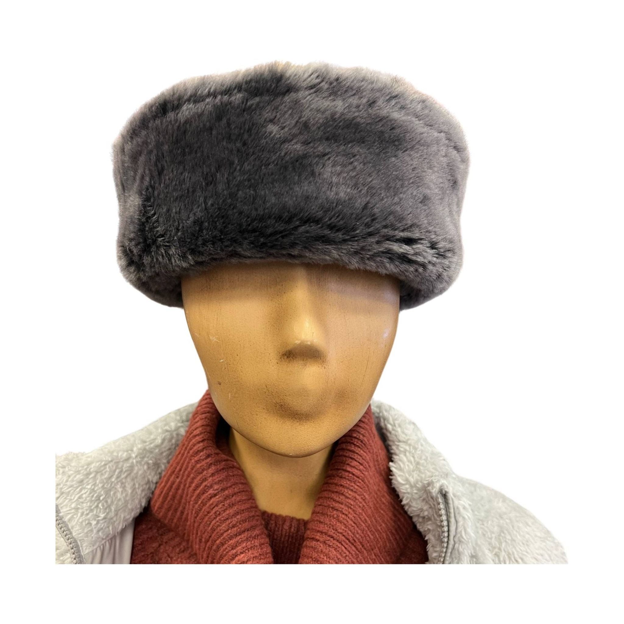 Cloud Nine Women's Sheepskin Suede Hat - Black by Lenny's Shoe & Apparel
