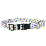 Dog Collar 1in wide Large 18inch-28inch Large Sharks by Homeportonline