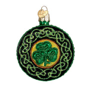 Celtic Brooch Glass Ornament