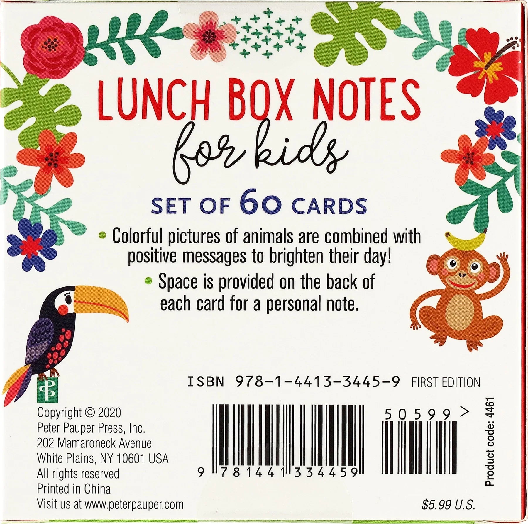 Noteworthy Card Deck Lunch Box Notes For Kids by Homeportonline