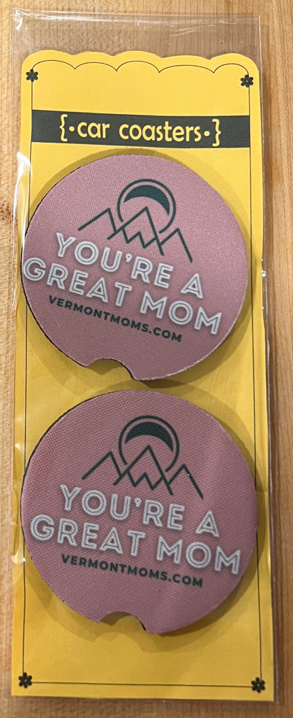 Vermont Moms Car Coaster by SidePony Boutique