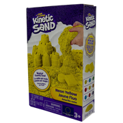 Kinetic Sand - 8 oz Neon Sand Box - Yellow