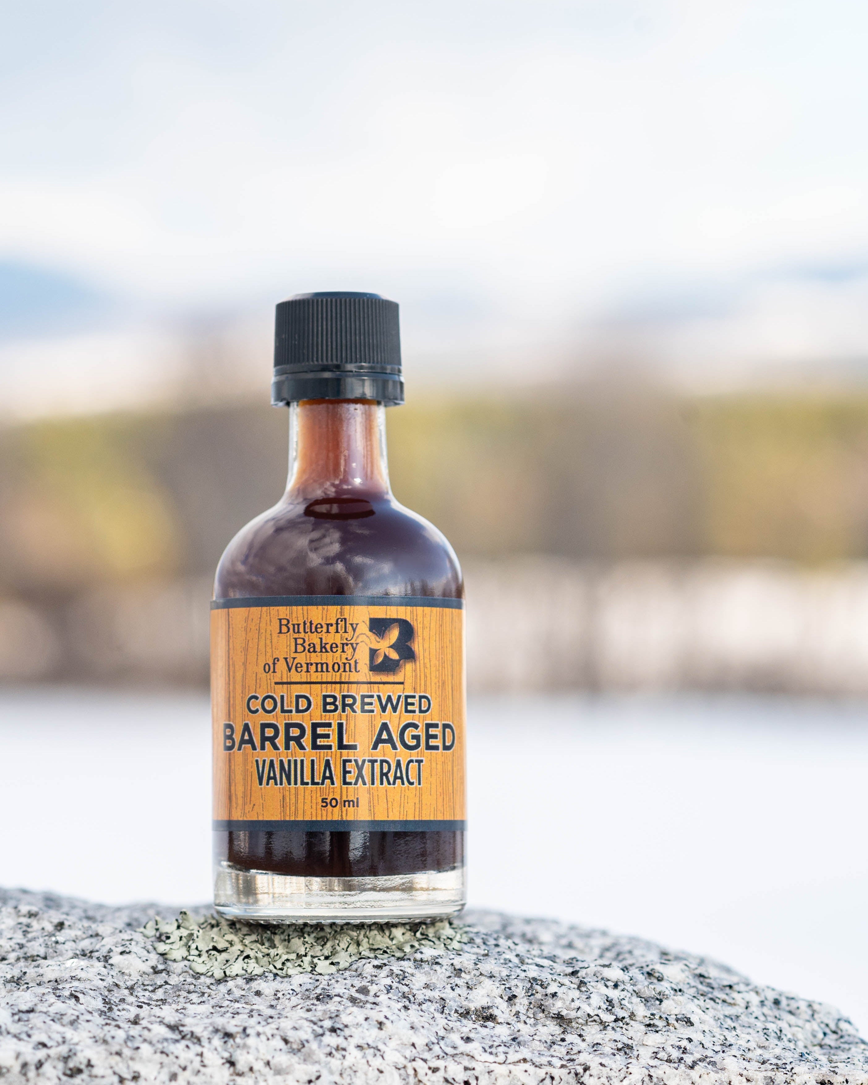 Barrel Aged Cold Brewed Vanilla Extract by Butterfly Bakery of Vermont