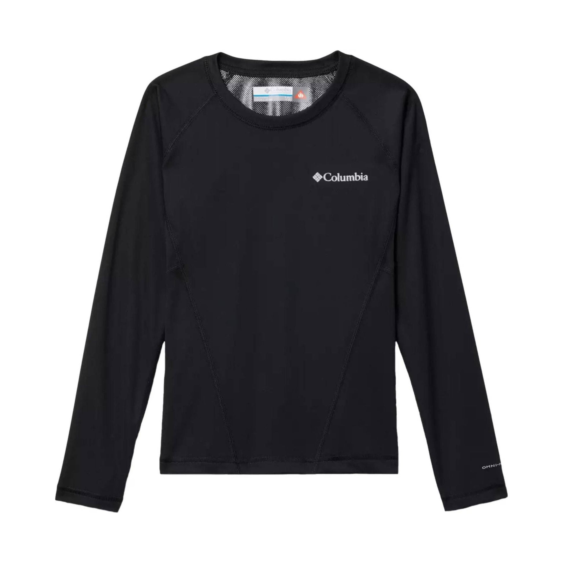 Columbia Kids' Midweight Baselayer Long Sleeve Crew - Black by Lenny's Shoe & Apparel