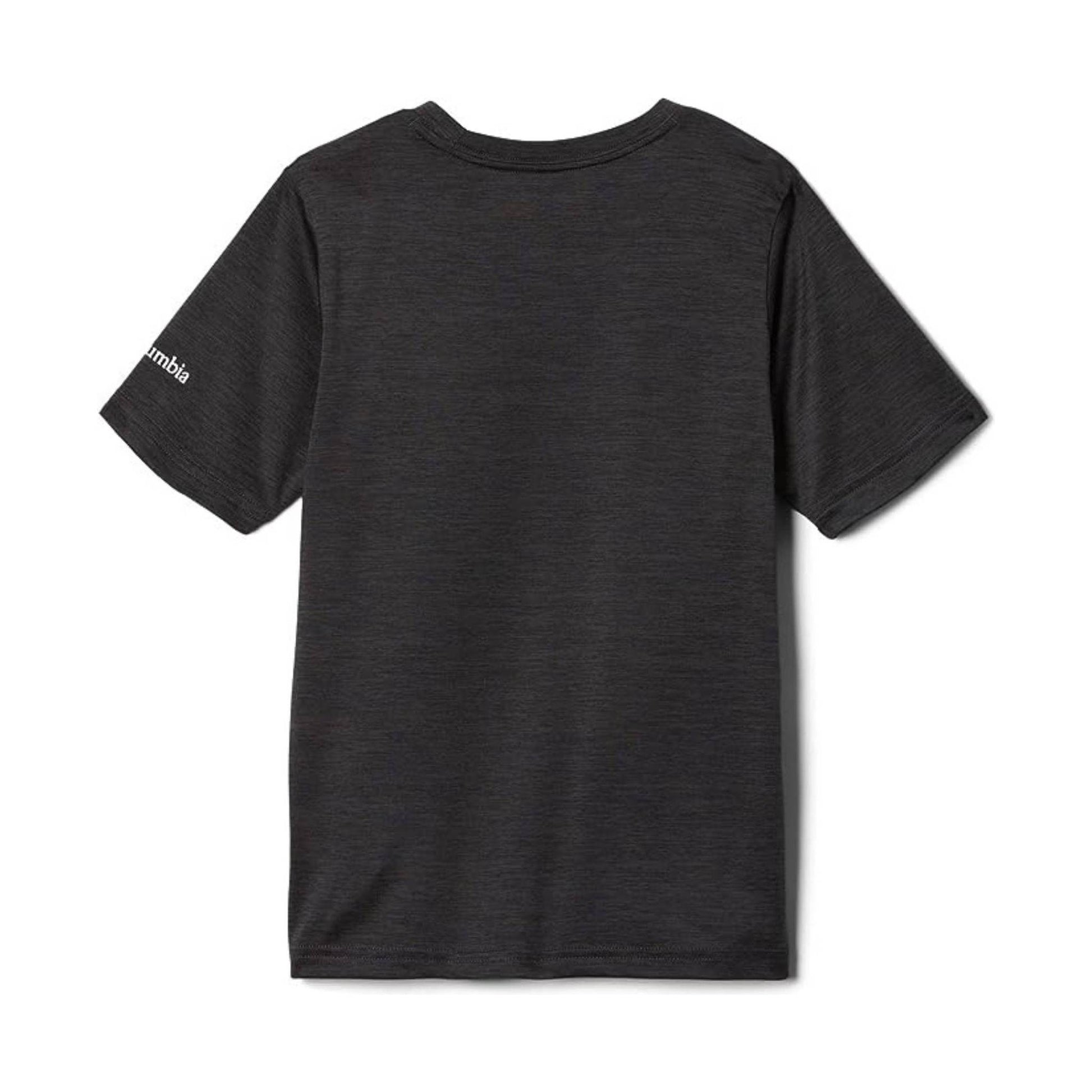 Columbia Kids' Mount Echo Short Sleeve Graphic Top - Shark Heather by Lenny's Shoe & Apparel