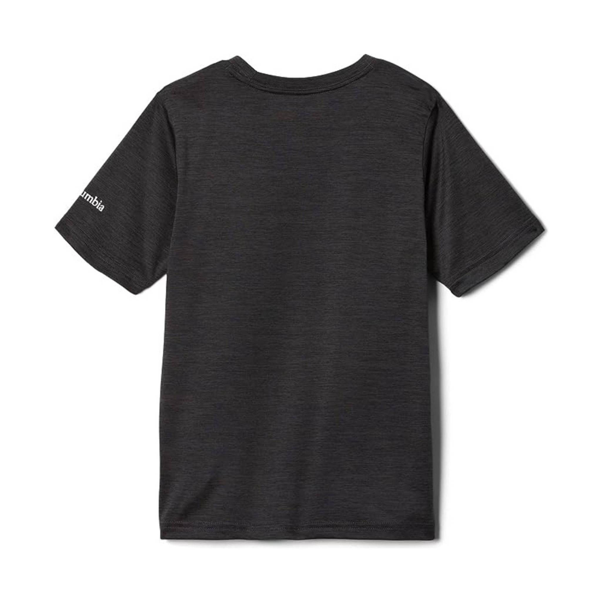 Columbia Kids' Mount Echo Short Sleeve Graphic Top - Shark Heather by Lenny's Shoe & Apparel