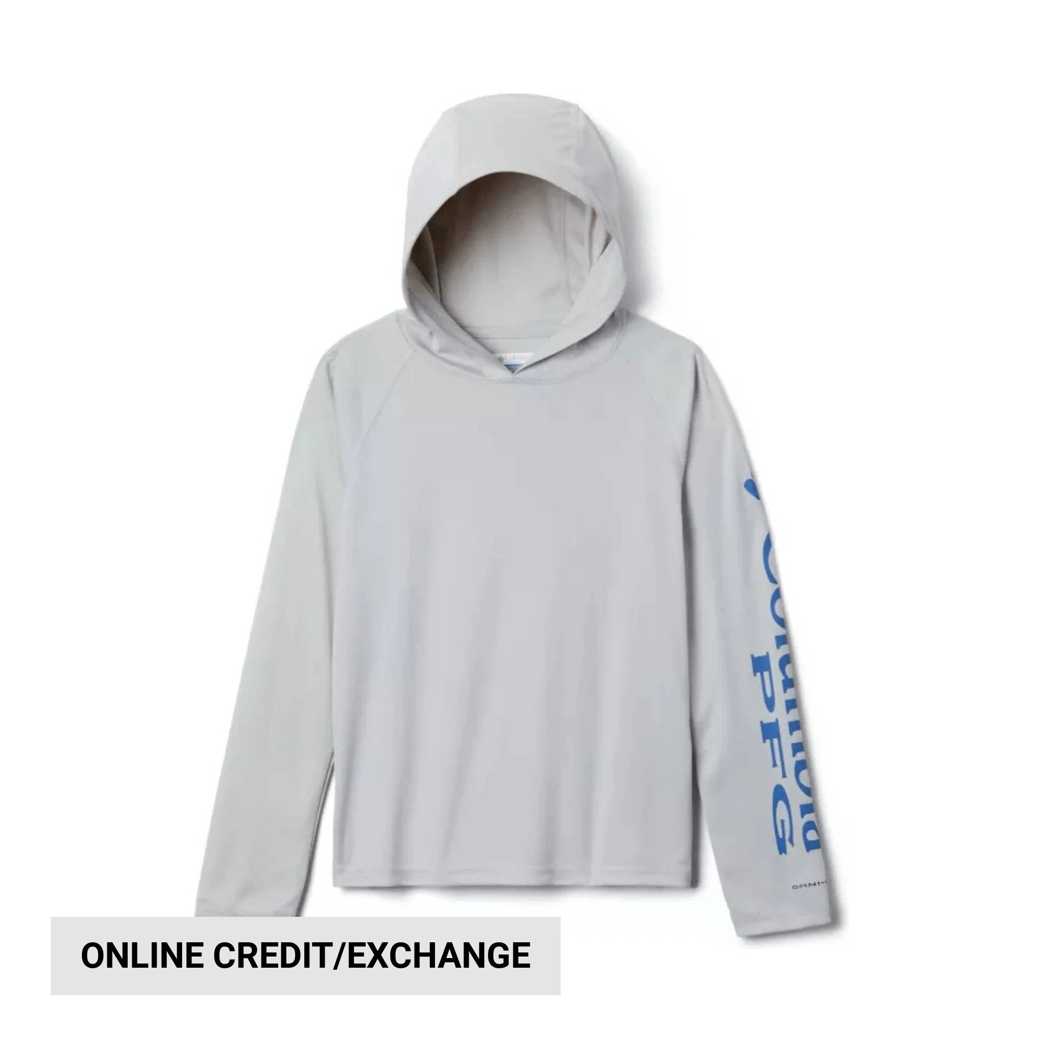 Columbia Kids' PFG Terminal Tackle Hoodie - Cool Grey by Lenny's Shoe & Apparel
