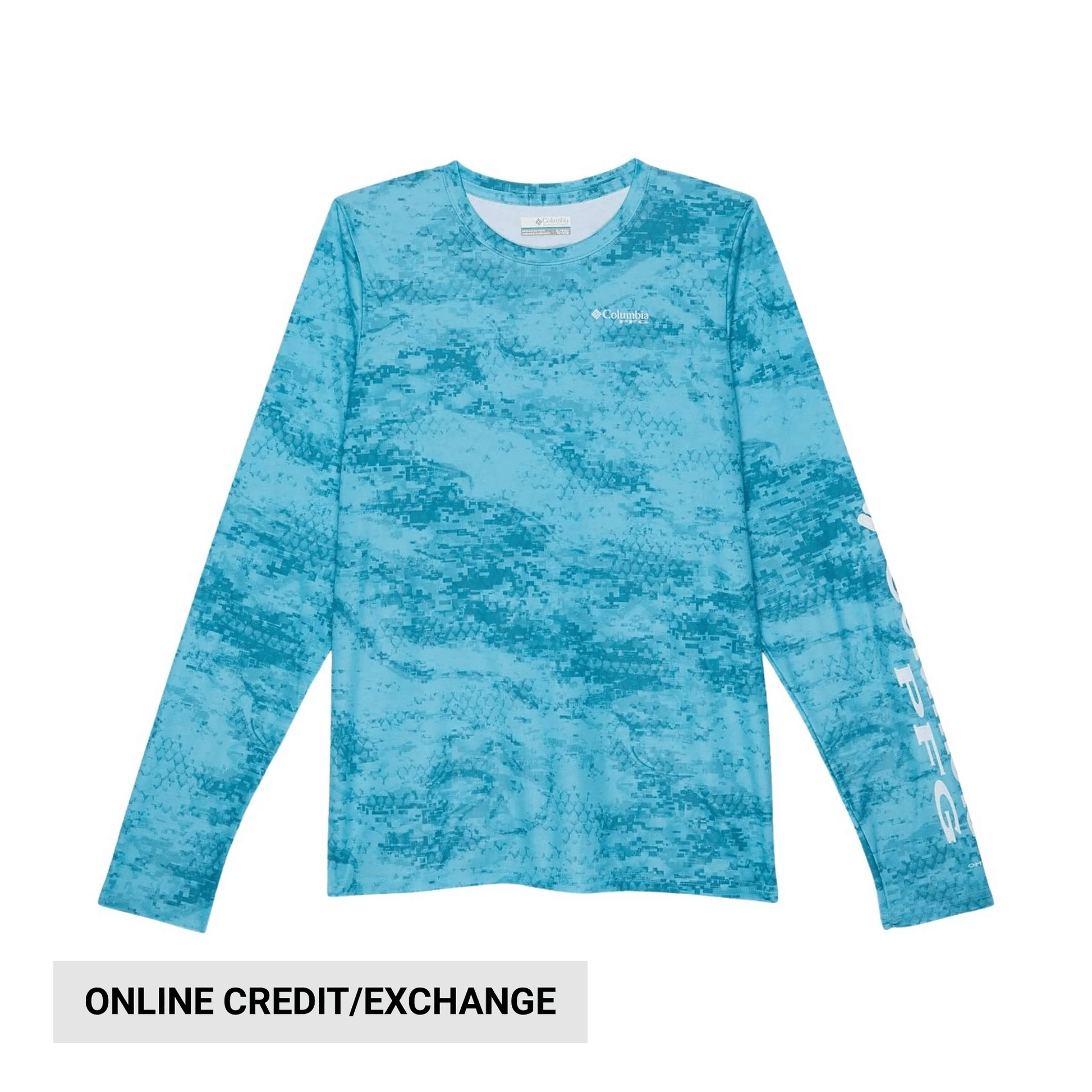 Columbia Kids' Super Terminal Tackle Long Sleeve Shirt - Riptide by Lenny's Shoe & Apparel