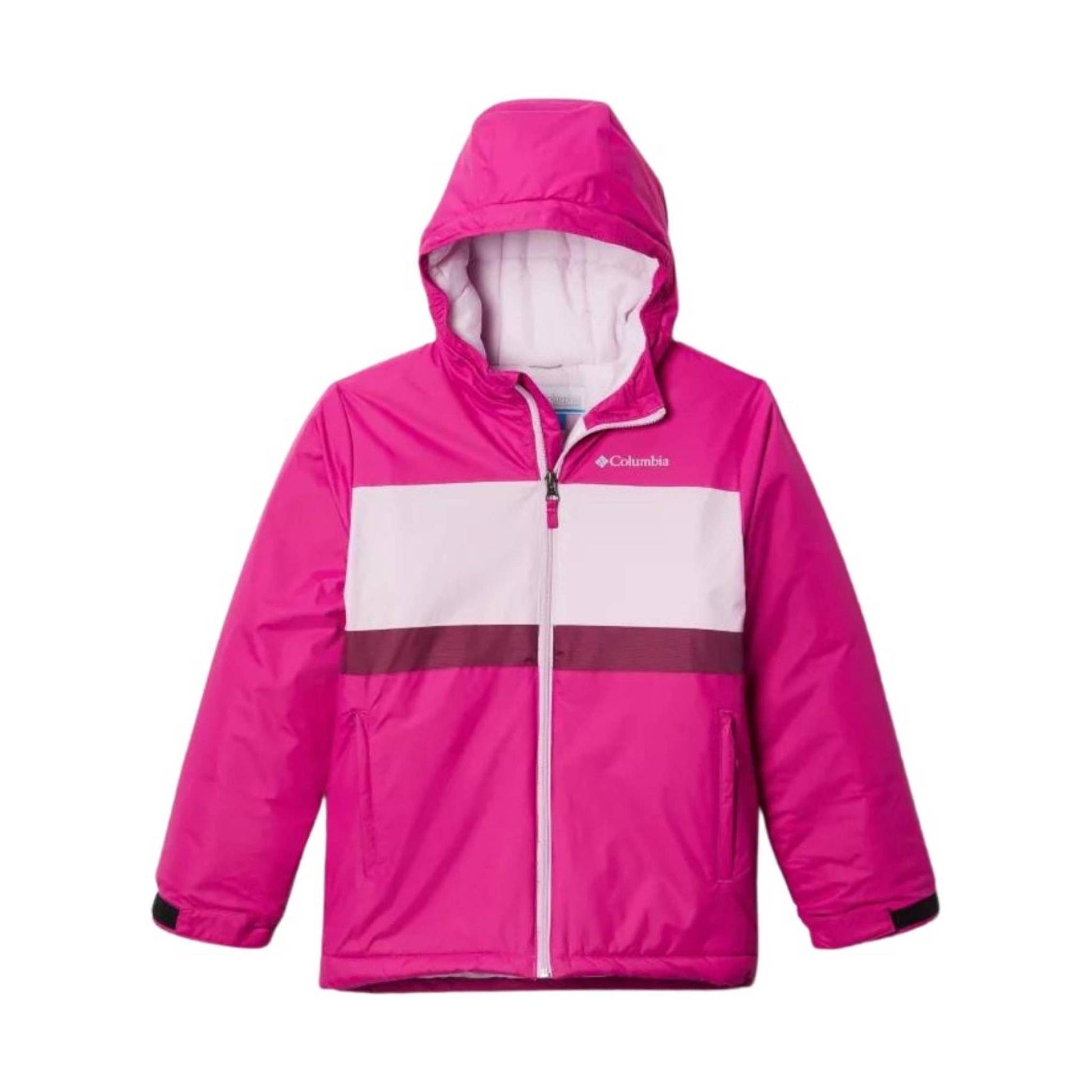 Columbia Kids' Valley Runner Jacket - Wild Fuchsia/Aura/Marionberry by Lenny's Shoe & Apparel