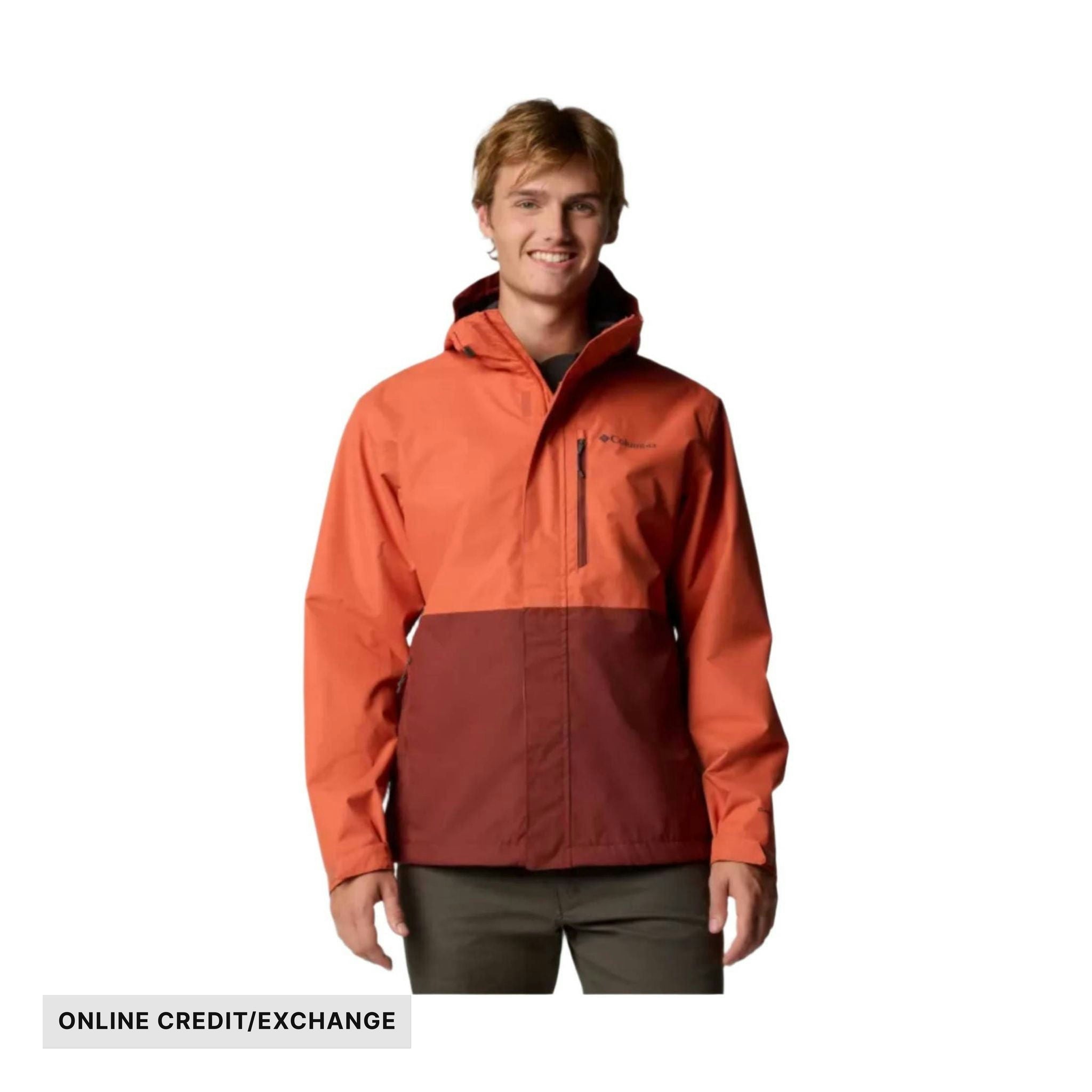 Columbia Men's Hikebound II Rain Jacket - Tuscan/Spice
