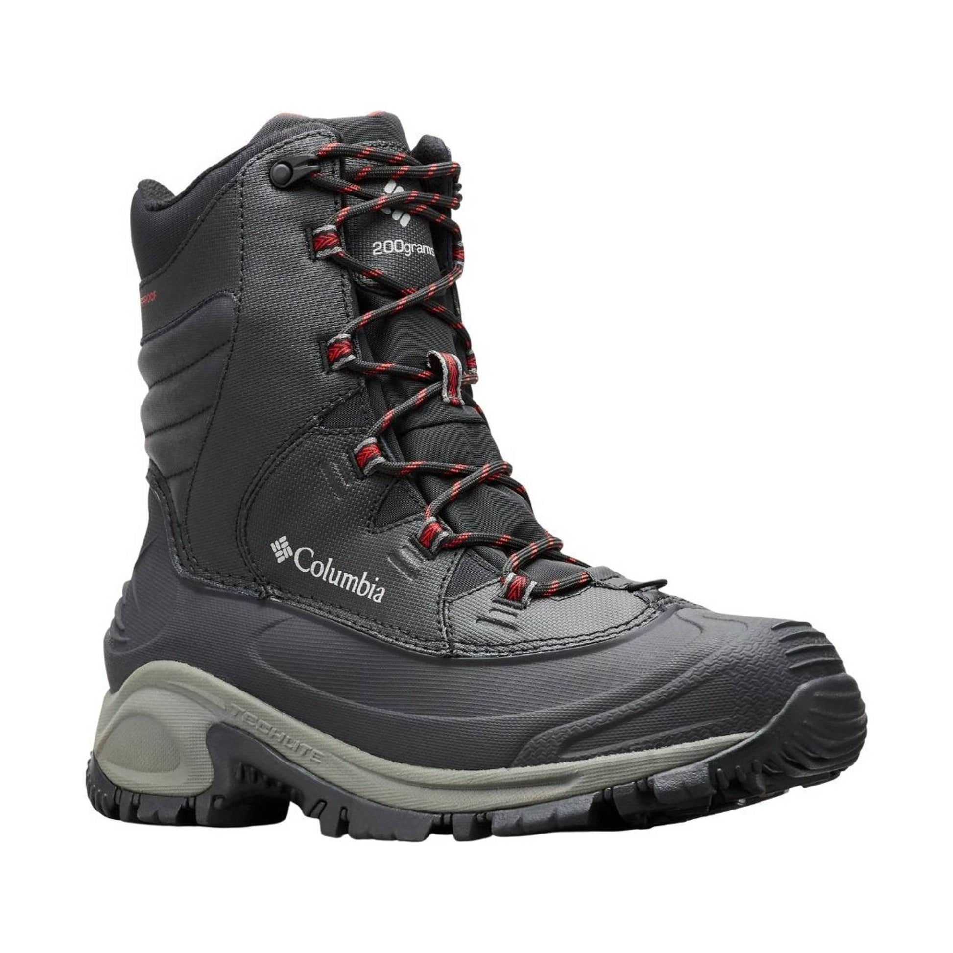 Columbia Men's Bugaboot III Winter Boot - Black/Bright Red by Lenny's Shoe & Apparel