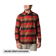 Columbia Men's Cornell Woods Flannel Long Sleeve Shirt - Snail Red Ombre by Lenny's Shoe & Apparel