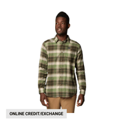 Columbia Men's Cornell Woods Flannel Long Sleeve Shirt - Stone Green Classic Multi Tartan by Lenny's Shoe & Apparel