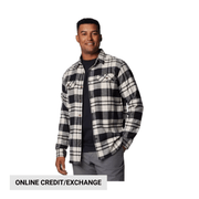 Columbia Men's Flare Gun Stretch Flannel Shirt - Black River Crossing Plaid by Lenny's Shoe & Apparel