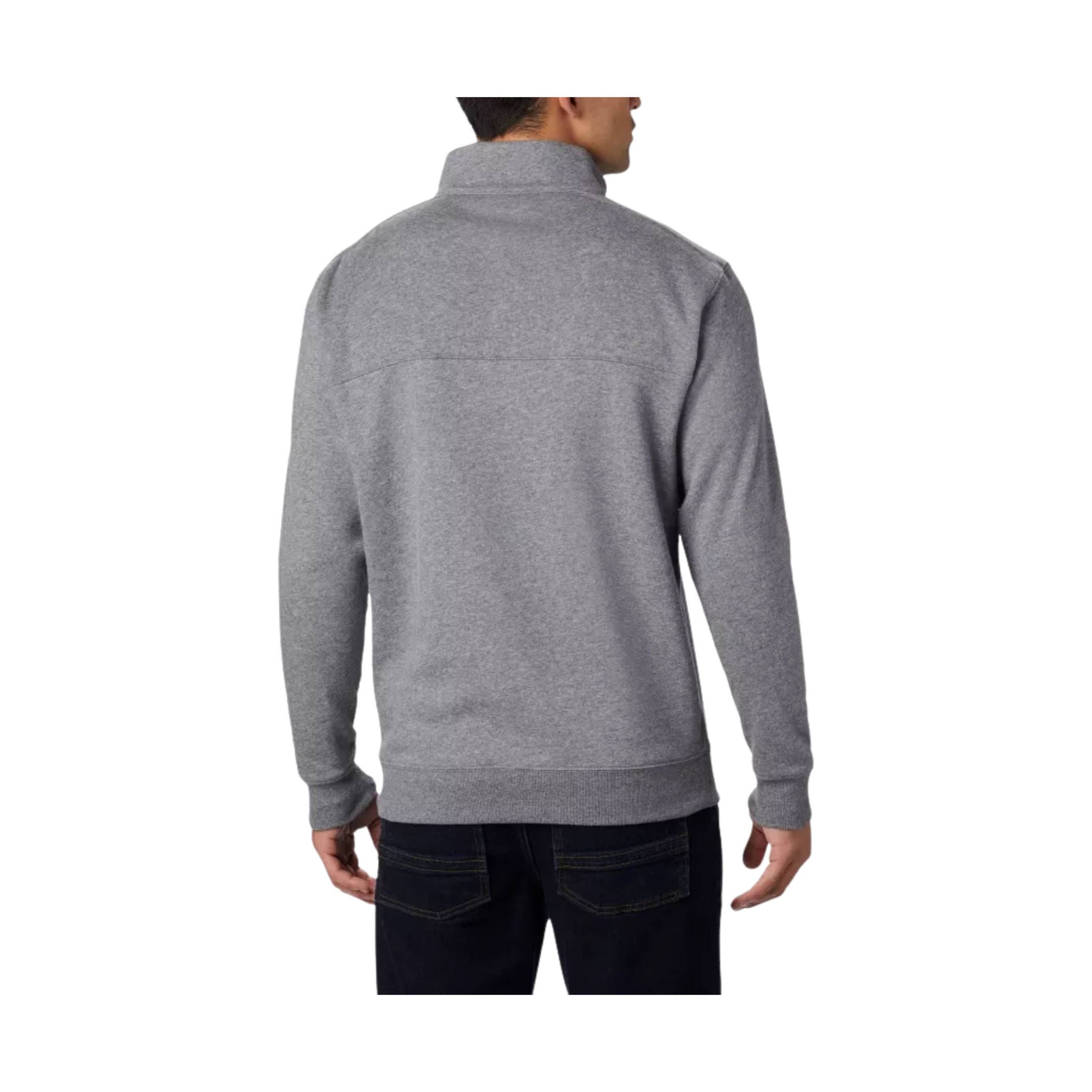 Columbia Men's Hart Mountain II Half Zip Sweatshirt - Charcoal Heather by Lenny's Shoe & Apparel