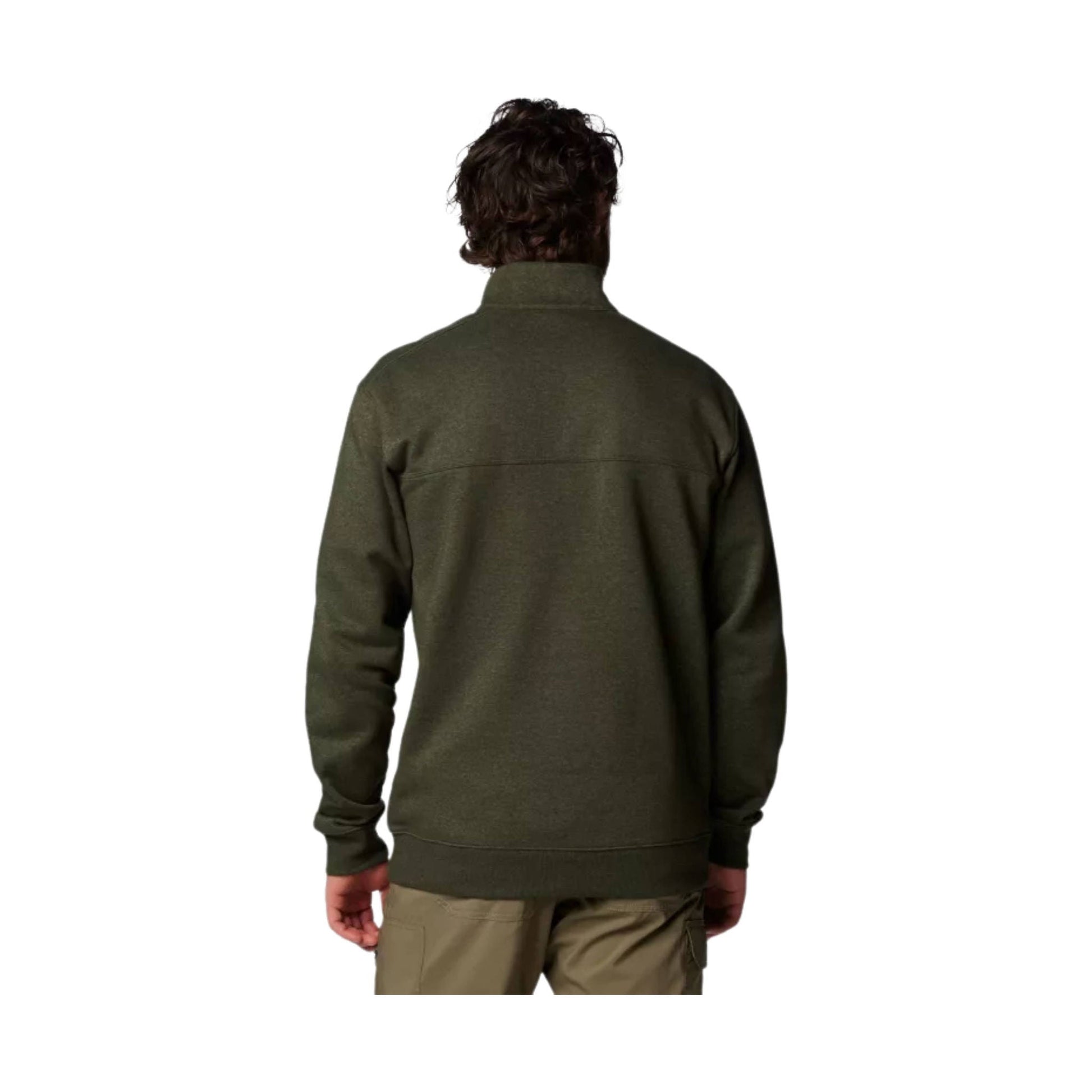 Columbia Men's Hart Mountain II Half Zip Sweatshirt - Greenscape Heat by Lenny's Shoe & Apparel