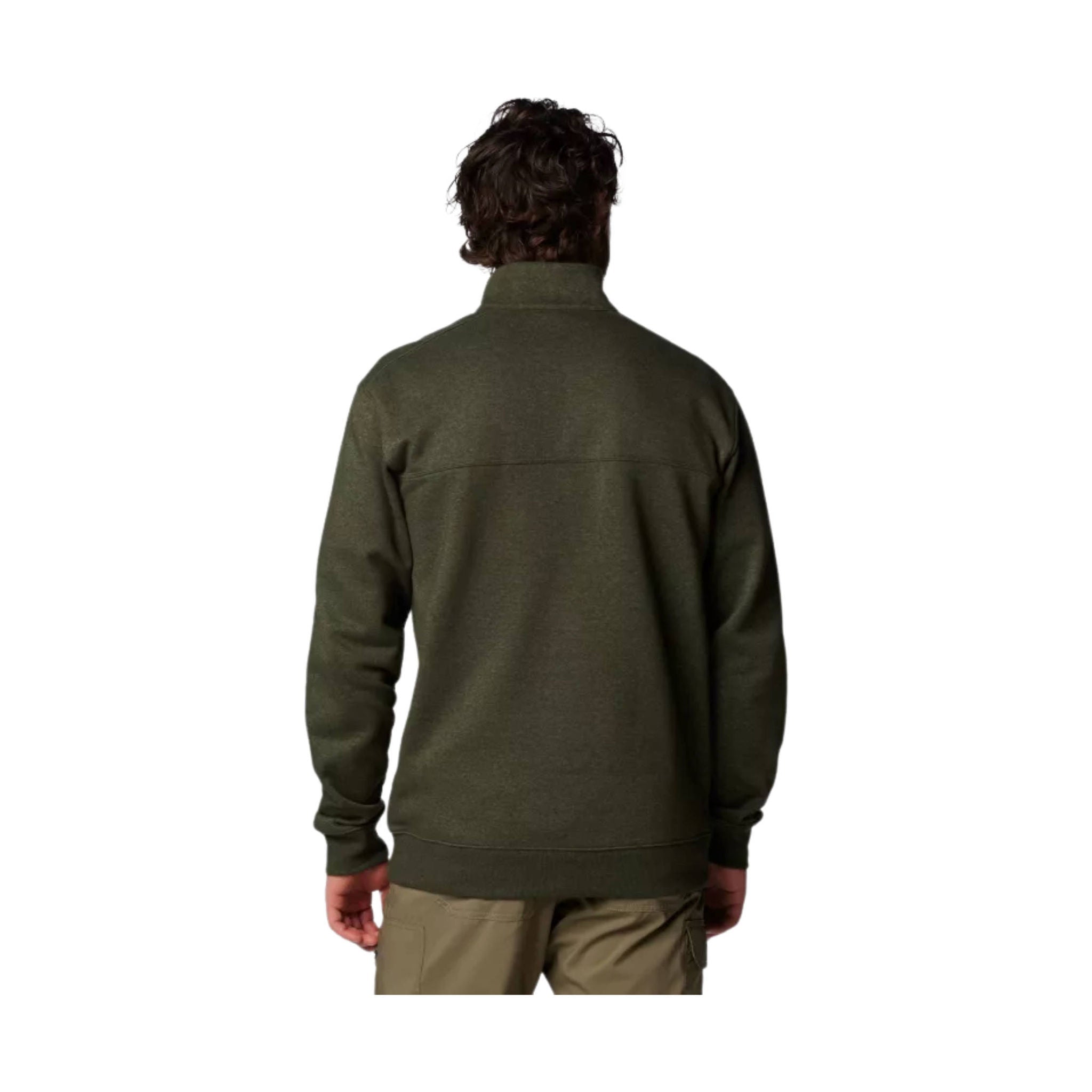 Columbia Men's Hart Mountain II Half Zip Sweatshirt - Greenscape Heat by Lenny's Shoe & Apparel