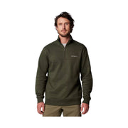 Columbia Men's Hart Mountain II Half Zip Sweatshirt - Greenscape Heat by Lenny's Shoe & Apparel