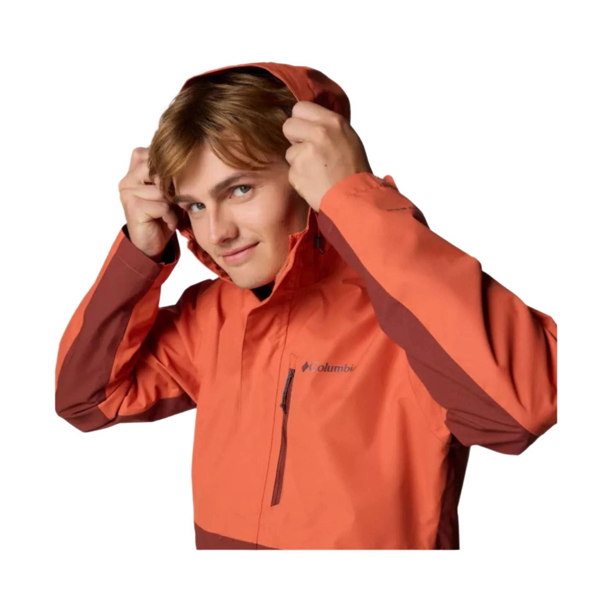 Columbia Men's Hikebound II Rain Jacket - Tuscan/Spice by Lenny's Shoe & Apparel