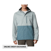 Columbia Men's Hikebound Rain Jacket - Niagara/Metal by Lenny's Shoe & Apparel