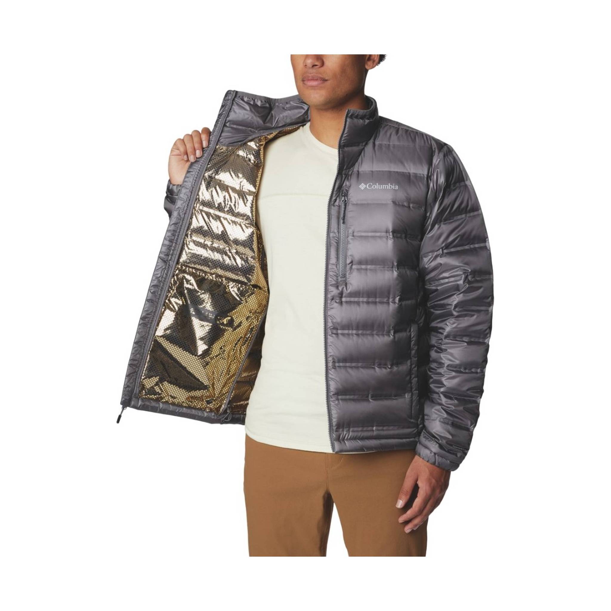 Columbia Men's Pebble Peak Down Jacket - City Grey by Lenny's Shoe & Apparel