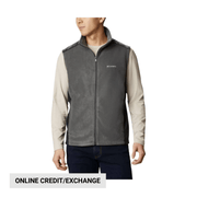 Columbia Men's Steens Mountain Fleece Vest - Grill/Black by Lenny's Shoe & Apparel