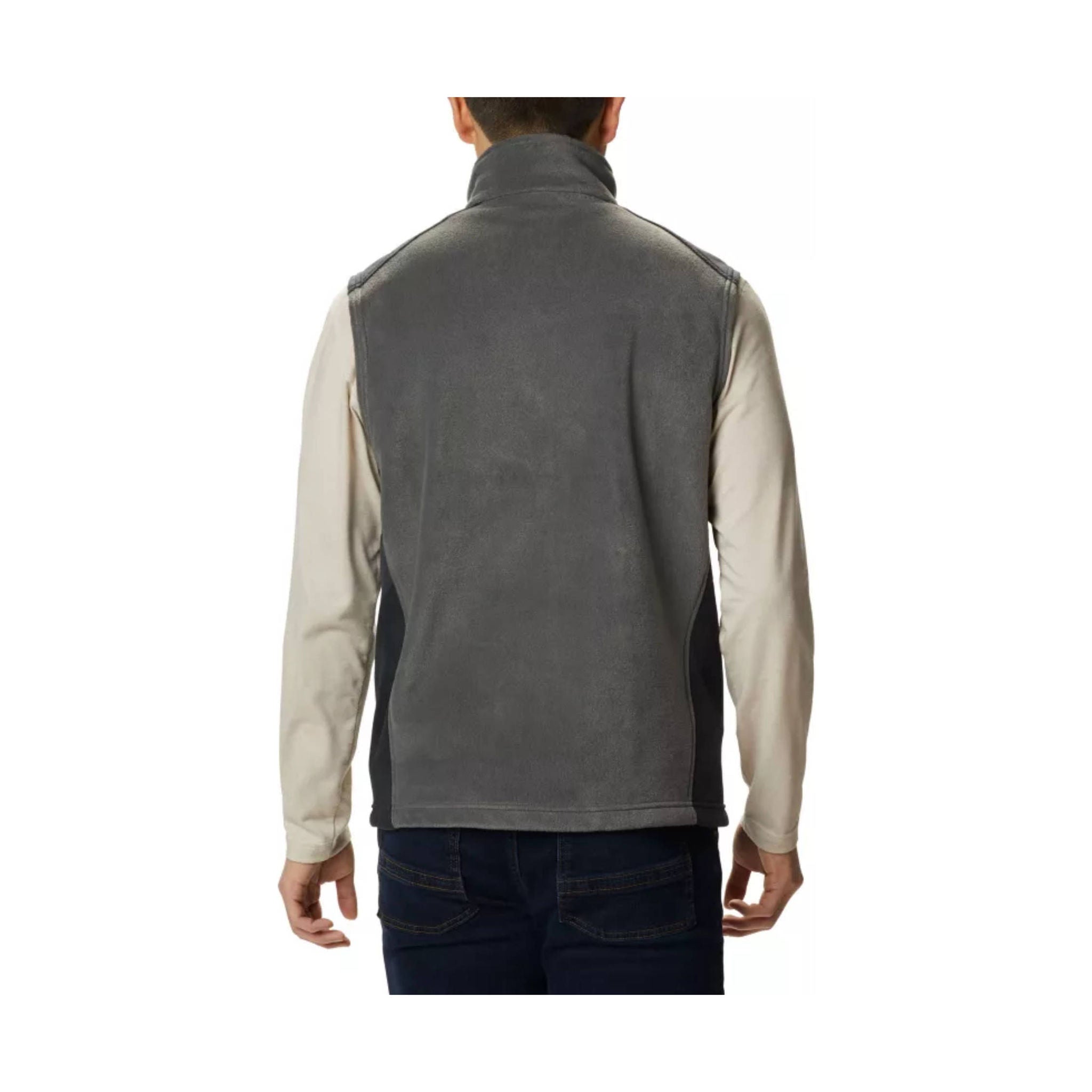 Columbia Men's Steens Mountain Fleece Vest - Grill/Black by Lenny's Shoe & Apparel