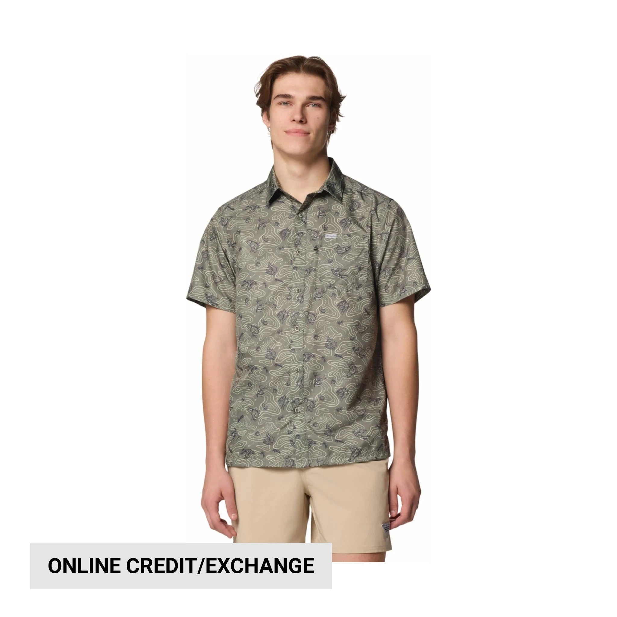 Columbia Men's Super Slack Tide Camp Shirt - Cypress Gameplans by Lenny's Shoe & Apparel