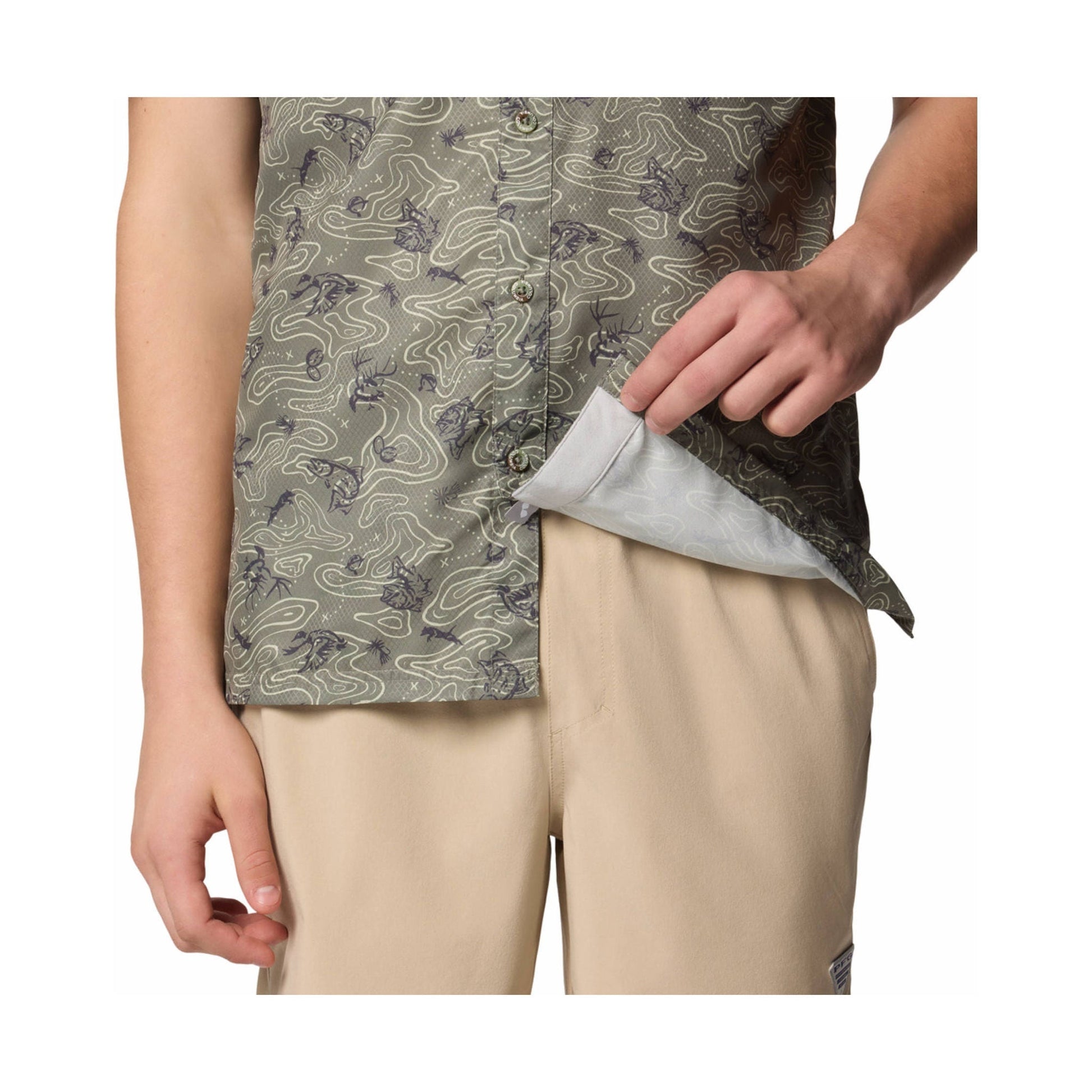 Columbia Men's Super Slack Tide Camp Shirt - Cypress Gameplans by Lenny's Shoe & Apparel
