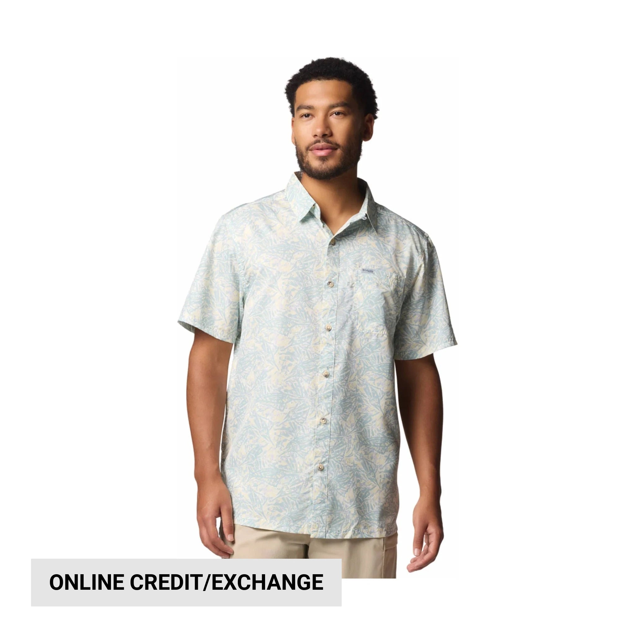 Columbia Men's Super Slack Tide Camp Shirt - Lemon Wash by Lenny's Shoe & Apparel
