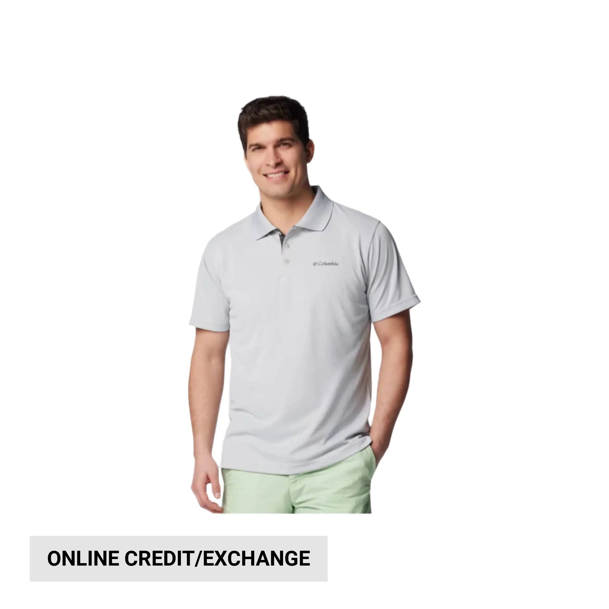 Columbia Men's Utilizer Polo - Cool Grey by Lenny's Shoe & Apparel