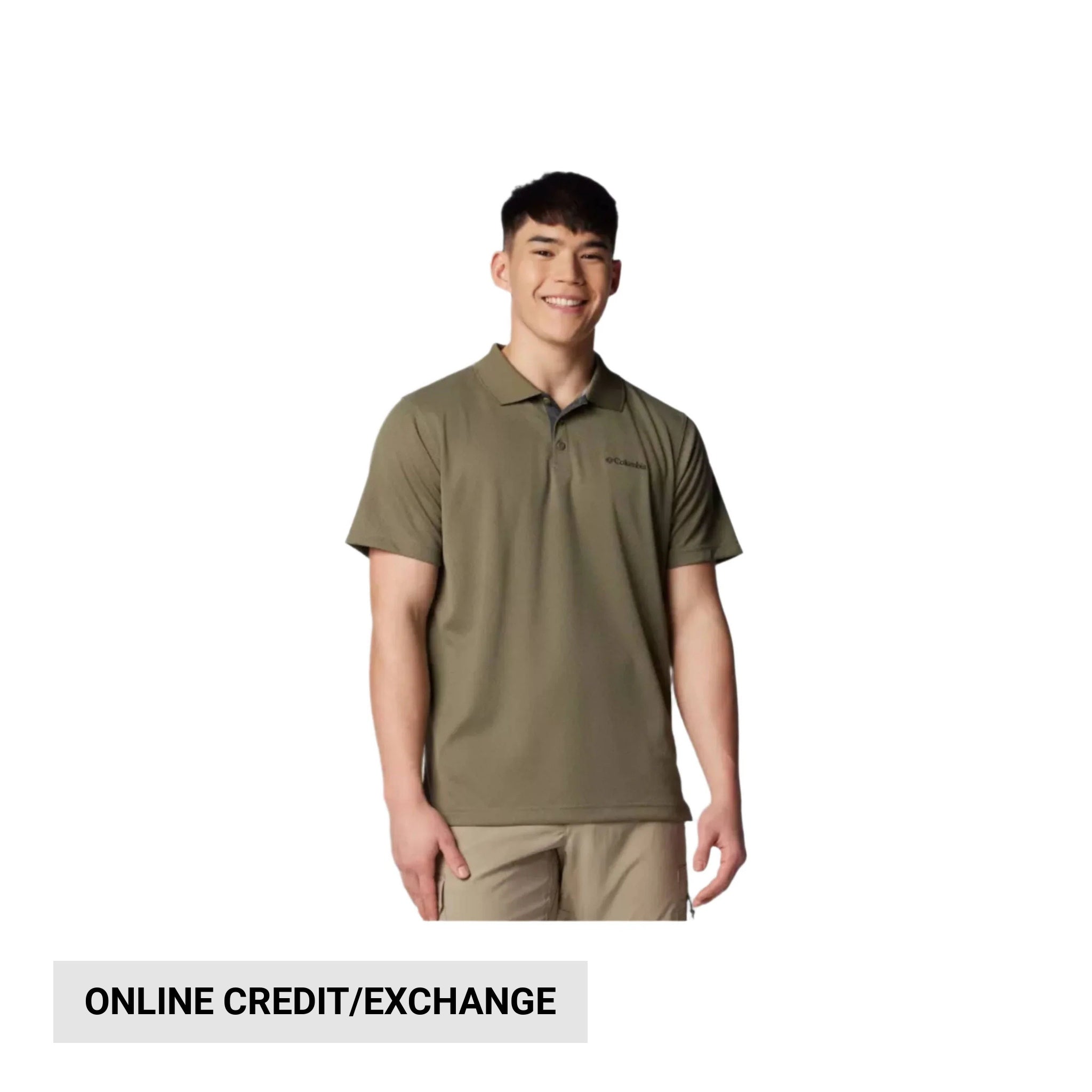 Columbia Men's Utilizer Polo - Stone Green by Lenny's Shoe & Apparel