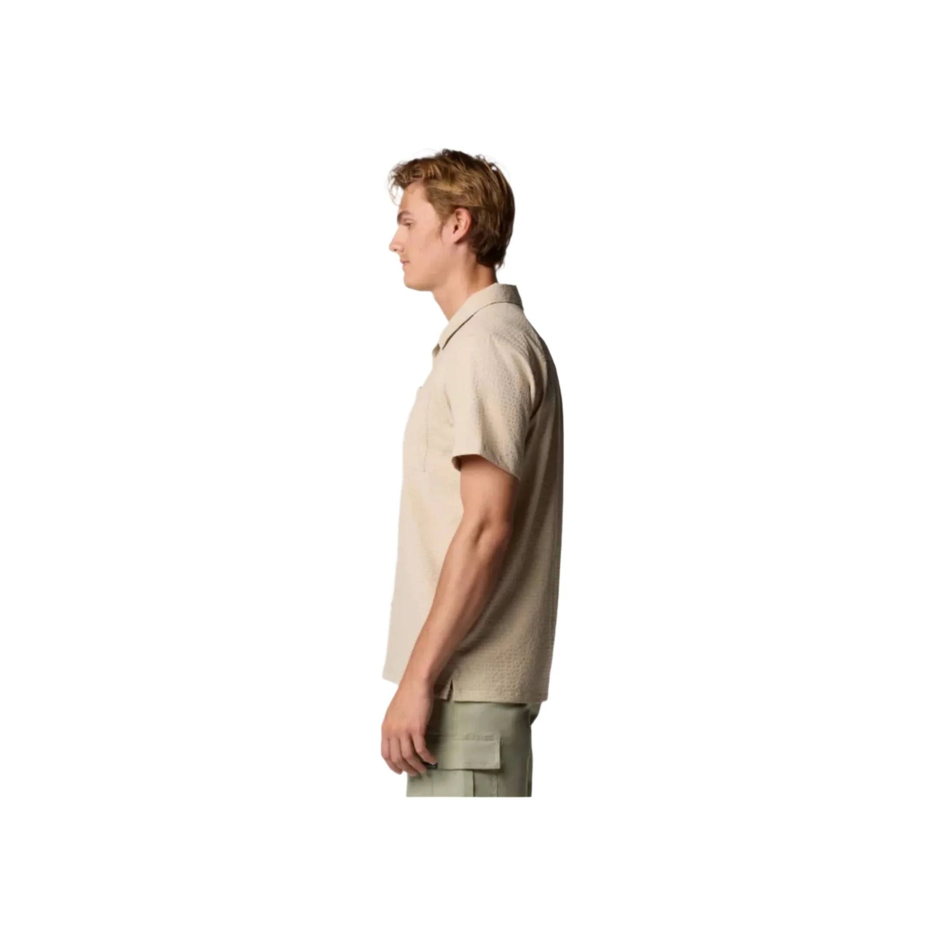 Columbia Men's Utilizer Short Sleeve Camp Shirt - Ancient Fossil by Lenny's Shoe & Apparel