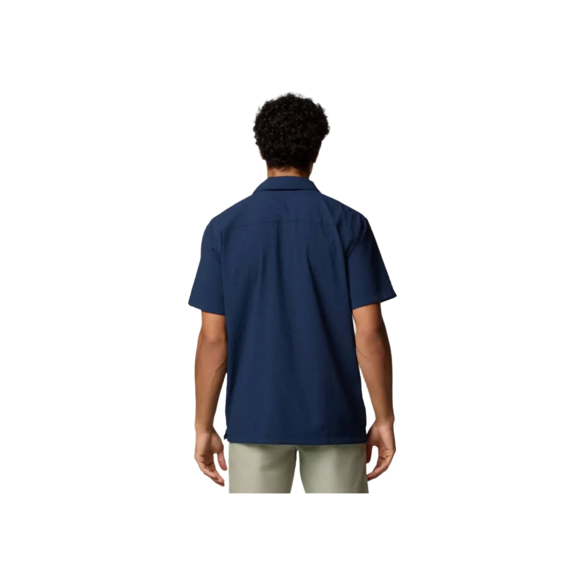 Columbia Men's Utilizer Short Sleeve Camp Shirt - Collegiate Navy by Lenny's Shoe & Apparel